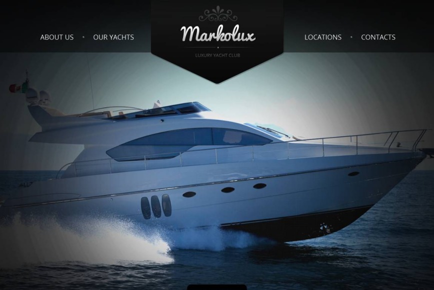 Yachting Website Template with Slideshow Gallery - image