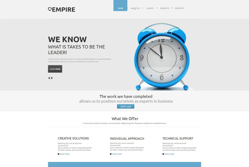 Clearly Designed Business Template with a jQuery Image Slider - image