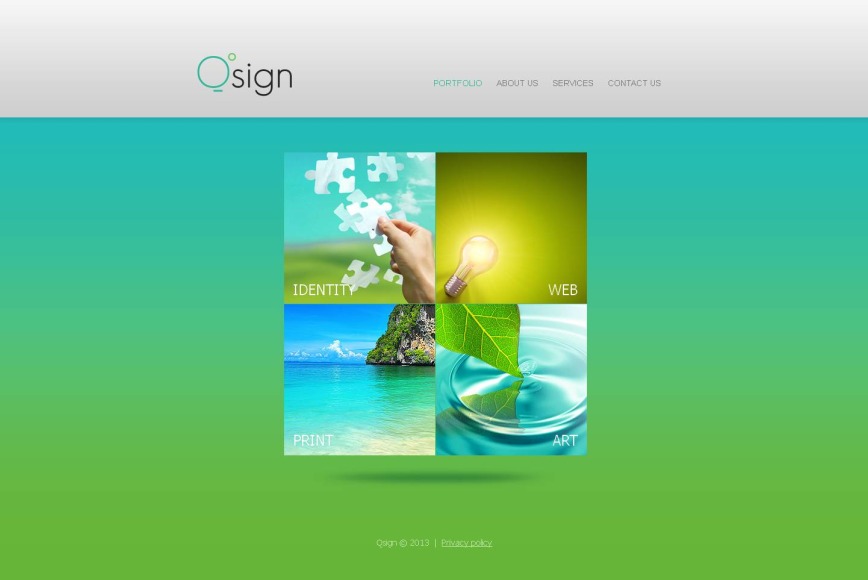 Шаблон сайта визитки для разработчика приложений на смартфоны - image