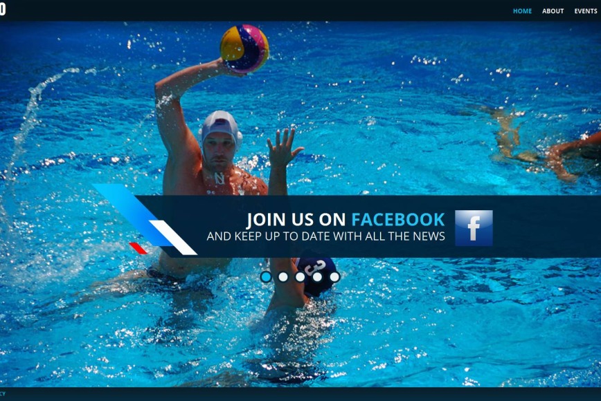 Water Polo Club Website Template - image