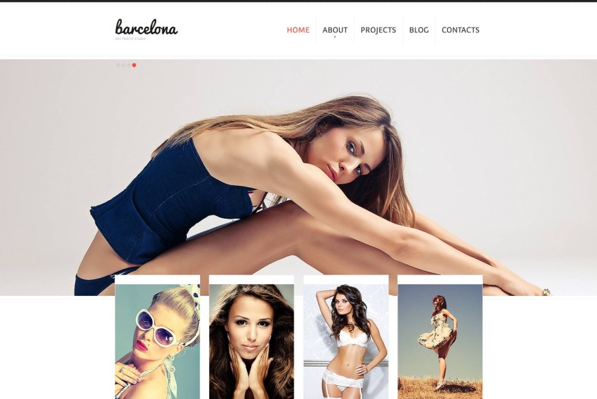 Art Photo Studio Web Template with a Photo Slider - image