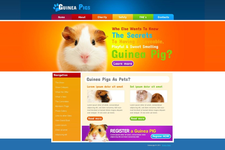 Guinea sales pig websites