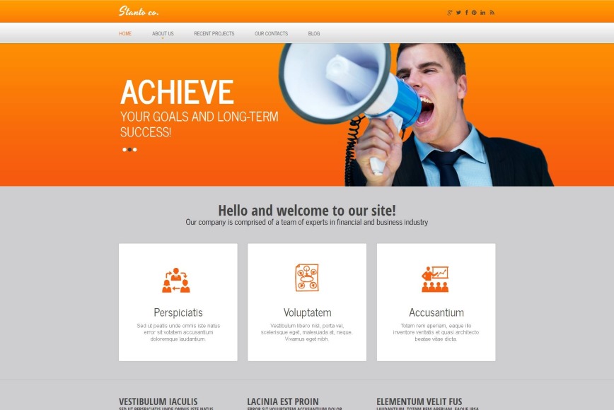 HTML шаблон для рекламного агентства - image