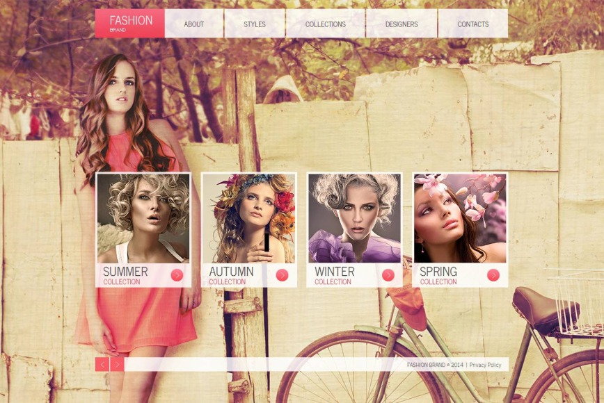 Creative Website Template for Fashion Brands - image