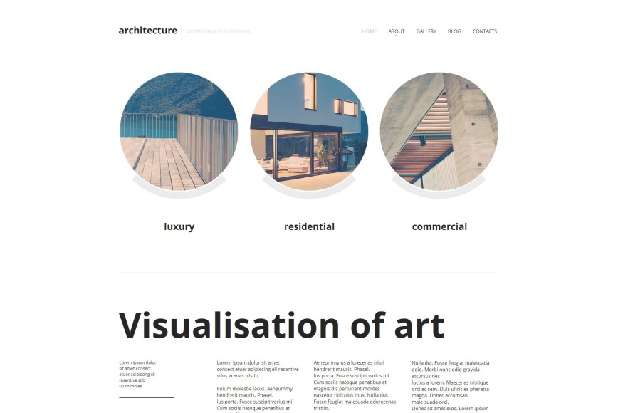 Architect's Portfolio Template with Minimalist Design - image