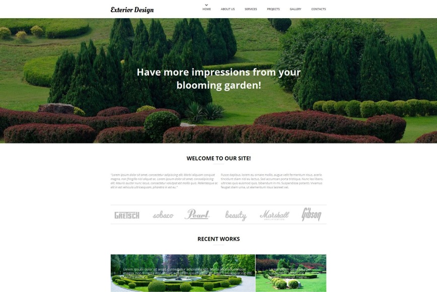 Exterior Designer's Portfolio Template - image