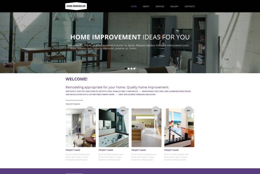 Home Remodeling Website Template MotoCMS