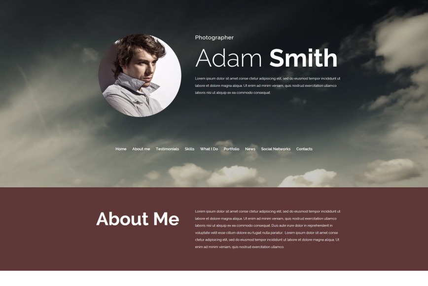 Online Photo Album Design for Photographers MotoCMS