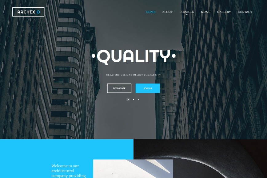 Archex O HTML Website Template - image