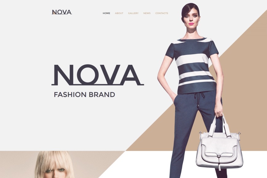 Clothing Brand Website Template image