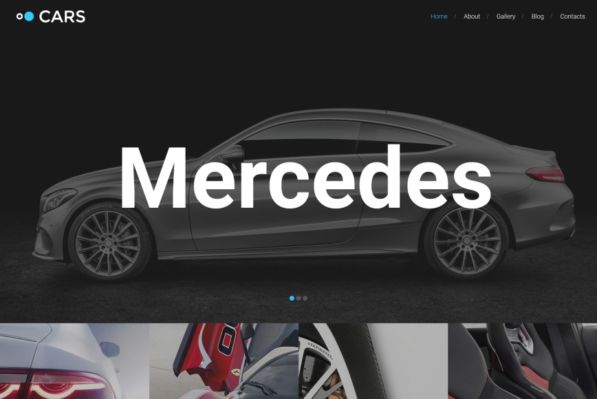 Auto Website Template for VIP Car Portal - MotoCMS