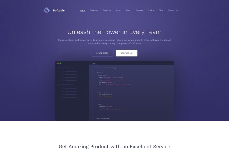 Software Development Company Website Template - MotoCMS