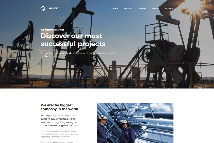 oil and gas companies websites