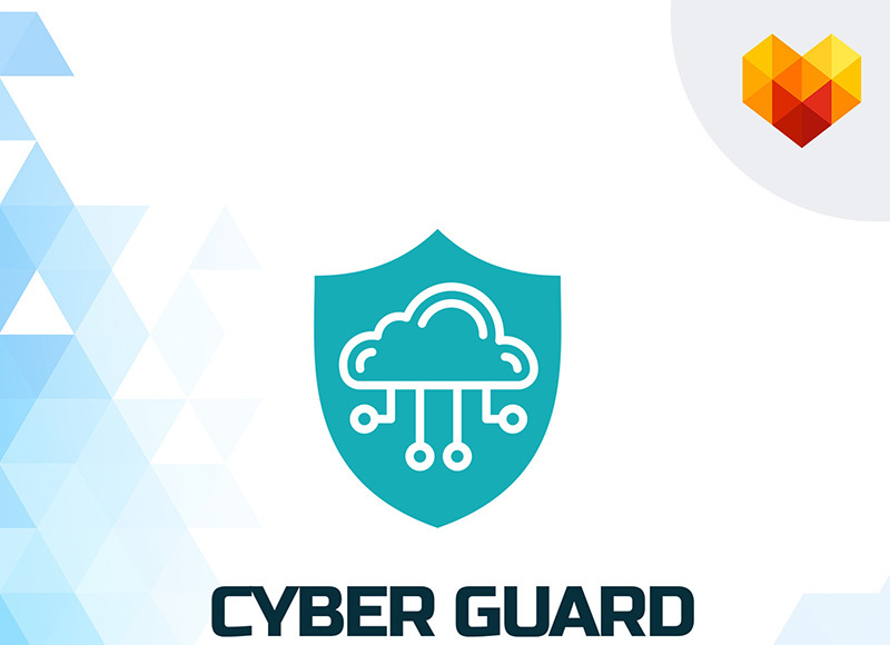 Cyber Security Logo Design Template for Company Image
