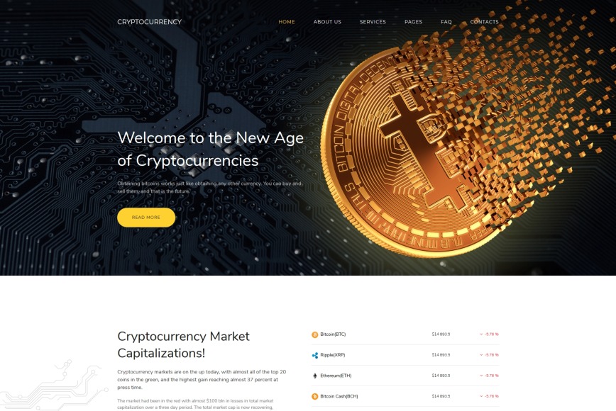 crypto coin webstie