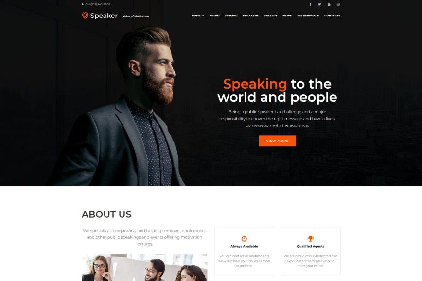 Life Coach Website Template for Coaching Services MotoCMS