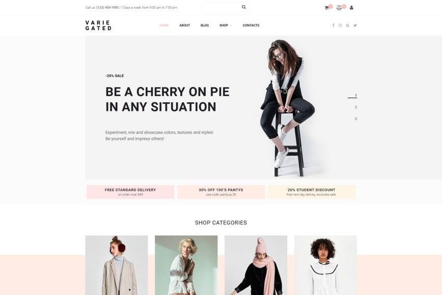 Clothing Store Website Design Design Of A Universal Clothing Store 
