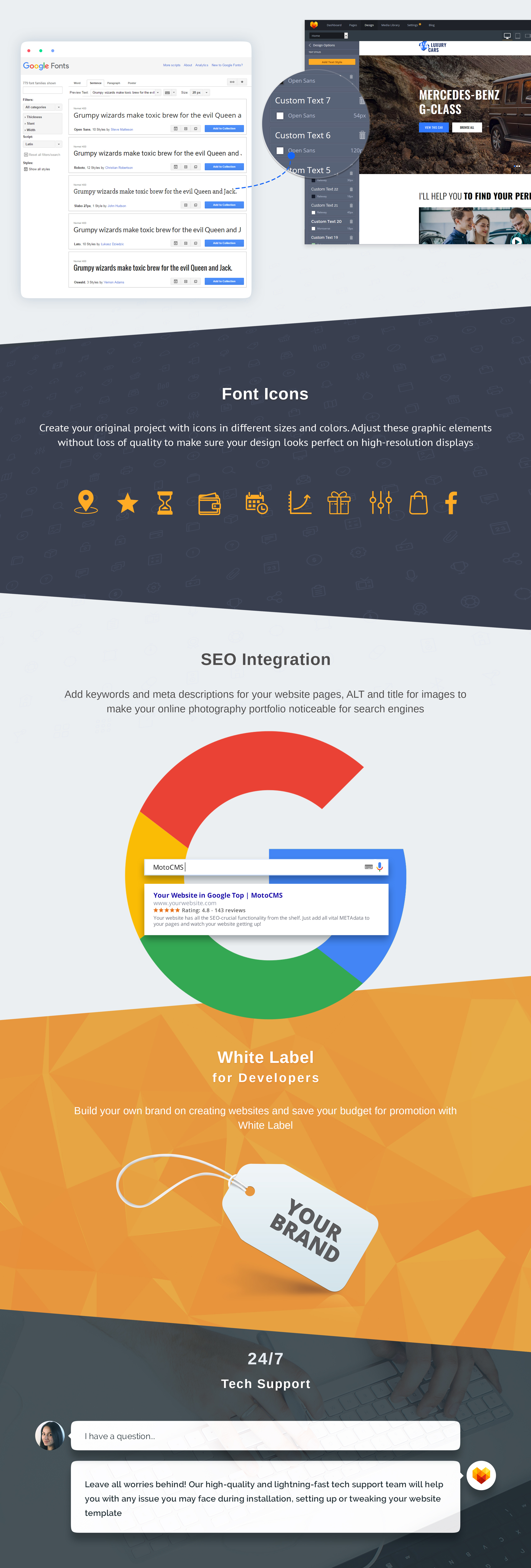 Car Salesman site Template for Dealer MotoCMS