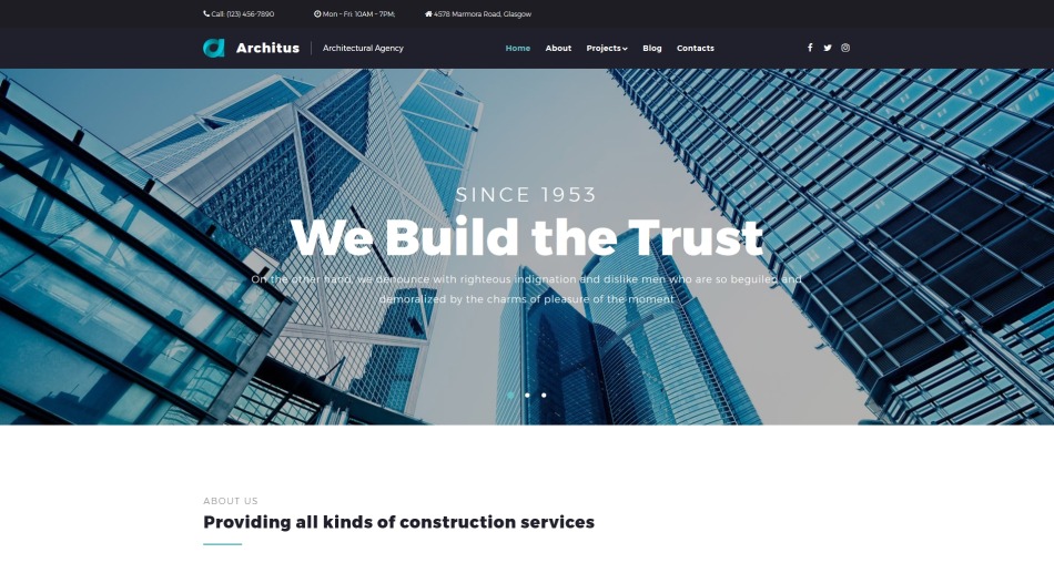 Home Builder Website Template for Eco Construction - MotoCMS