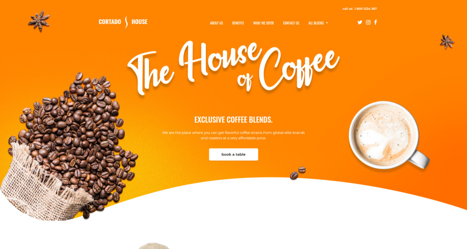 Online Restaurant Website Design for Family Cafe - MotoCMS